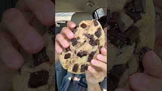 Crumbl's MILK CHOCOLATE vs. SEMI SWEET cookie! #crumbl #cookiereview