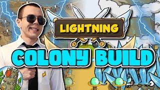 Grow Castle Best Colony Build | Lightning Setup