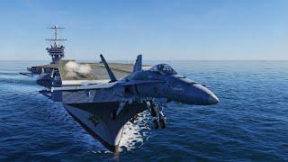 Démarrage à froid / Catapultage / Appontage TUTO F/A-18C - DCS World