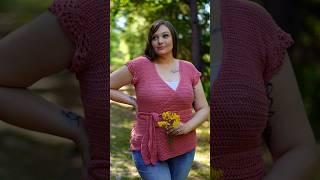 Want to make this #crochet #summer #top #boho #sizeinclusive #pattern by @JourneyChanelDesigns 