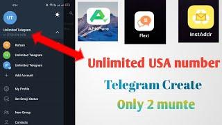 How to create Unlimited telegram Account Only 2 munte...?