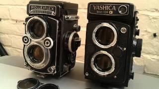 Rolleiflex 3.5F vs Yashica Mat-124G