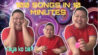 100 SONGS IN 10 MINUTES | HOME VACATION | OHHH NIEL