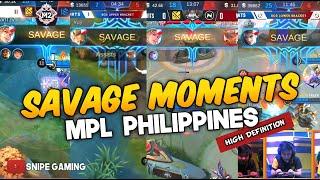 (HD) MPL PHILIPPINES SAVAGE MOMENTS | SNIPE GAMING TV