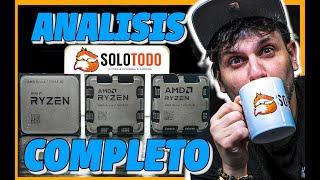 9800X3d vs 7800X3D vs 5800X3D. Cual es el mejor? Review y Análisis completo // ft. Solotodo.