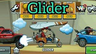 HILL CLIMB RACING 2 | UNLOCKING AND UPGRADING GLIDER