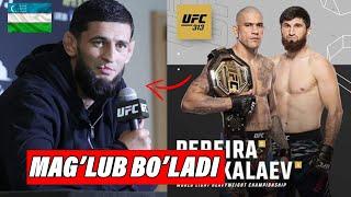 ALEKS PERYERA VA ANAKALAYEV JANGIGA HAMZAT VA BOSHQA UFC JANGCHILARINIG FIKRI!