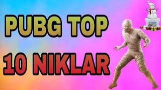 TOP 10 ta nikname Pubg Mobile niklar Toplami Ajoyib niklar