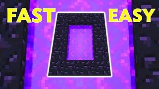 How to Build a Nether Portal/Tips and Tricks! (Minecraft)