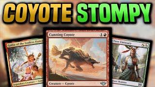 THUNDER JUNCTION PIONEER Gruul Stompy with NEW Cunning Coyote 【 MTG Gameplay 】