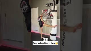 How to throw a perfect muay thai kick  #shorts