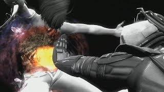 Mortal Kombat 9 Komplete Edition - All X-Ray Moves on Flesh Pit Mileena (HD)