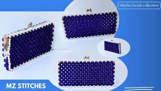 EASIEST way to make a mini BEADED CLUTCH with METAL FRAME //DIY Beaded Bag//DIY Tutorials