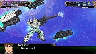 Super Robot Taisen V(ENG): Unicorn Gundam(Awakened) All attacks