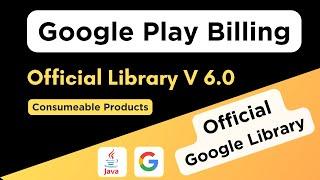 Google play billing Official library version 6 | In App Purchase Version 6