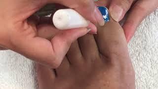 July 4th nail art designs for toes 2021/YouTube Amy Huynh