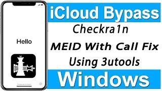 iPhone iCloud Bypass Using 3utools 2021 || New Method Unlock iCloud With Sim Bypass MEID iPhone