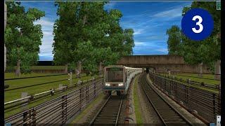 Продлённая Арбатско-Покровская линия в Trainz 12 - Выезд из ТЧ-3 и 1 путь