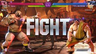 SF6 Itazan (Rank #1 Zangief) Vs Curryman (E.Honda) Naruo (Terry)SF6 High Level Match's!