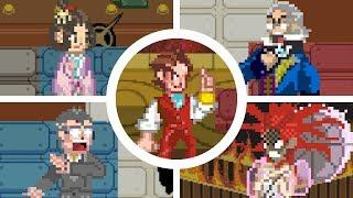 EndCycle vs Ace Attorney mod - All boss fights