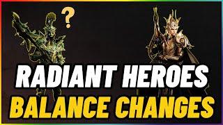 Hero Balance Part 6 - Radiant Nerfs & Buffs In DragonHeir Silent Gods