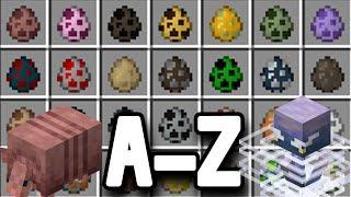 Spawning Every Minecraft Mob in Alphabetical Order (1.21 UPDATED)