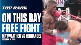 Floyd Mayweather Winning His FIRST World Title | ON THIS DAY | FREE FIGHT