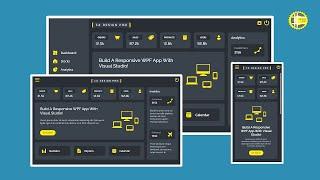 WPF - Responsive UI Design | MVVM | XAML | C# | Tutorial