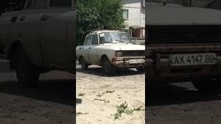 My toy car Moskvich 408 meets the real Moskvich 2140! 