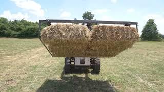 SS Hay Bale Grapple Accumulator | Titan Attachments