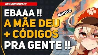 UMA MÃE !! Novos Códigos pra Gente !! | Genshin Impact