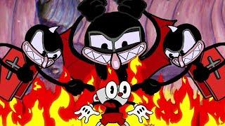 The Devil Bat Boss Battle Unreleased Cuphead Boss