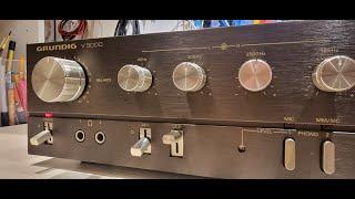 GRUNDIG V-5000 amplifer top from 79/80' high fidelity series -test-