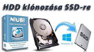 HDD klónozása SSD-re NIUBI Partíció Editorral