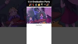 MHA Graduation Party  #short #anime #memes #mha