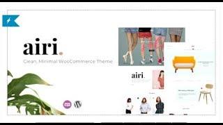 Airi - Clean Minimal WooCommerce Theme | Themeforest Templates