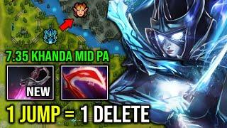 WTF 7.35 KHANDA MID PA 1 Jump = 1 Shot Unlimited Crit Rate 100% Overpower Phantom Assassin Dota 2