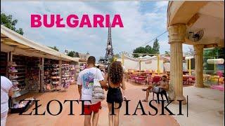 Walk around Golden Sands. Bulgaria  2022. 4K