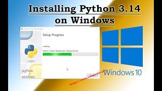 Installing Python 3.14 on Windows