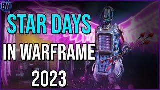 Star Days Event in Warframe 2023