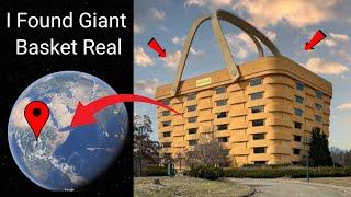 OMG?  I Found Giant Basket On Google Earth and Google Maps In Real Life 