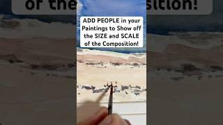 More Advice to Enhance your Paintings! #watercolorpainting #art #sea #landscape #shorts