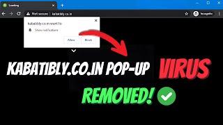 How to Remove Kabatibly.co.in pop-up Virus