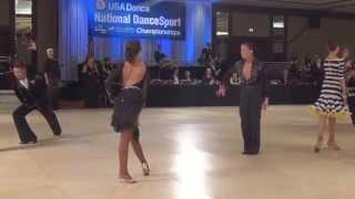 Daniel Tsarik and Victoria Gribman - USA Dance National DanceSport Championships 2015