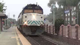 Railfanning for Hours at Carlsbad Village 11/07/2019 Featuring BNSF, Amtrak and Coaster