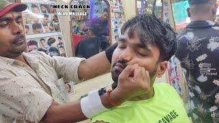 The Great Indian Head Massage In Mumbai Salon | ASMR | Heavy Rain Sounds