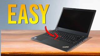 Easy way to REPLACE a Lenovo ThinkPad T480 keyboard