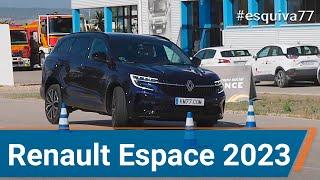 Renault Espace 2024 - Maniobra de esquiva (moose test) y eslalon | km77.com