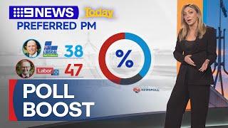 Anthony Albanese has strengthened his lead as preferred Prime Minister | 9 News Australia