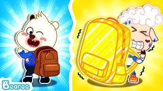 Bearee Tales  Rich Kid VS Poor Kid At School  Funny Cartoon For Kids | Bearee New Episodes